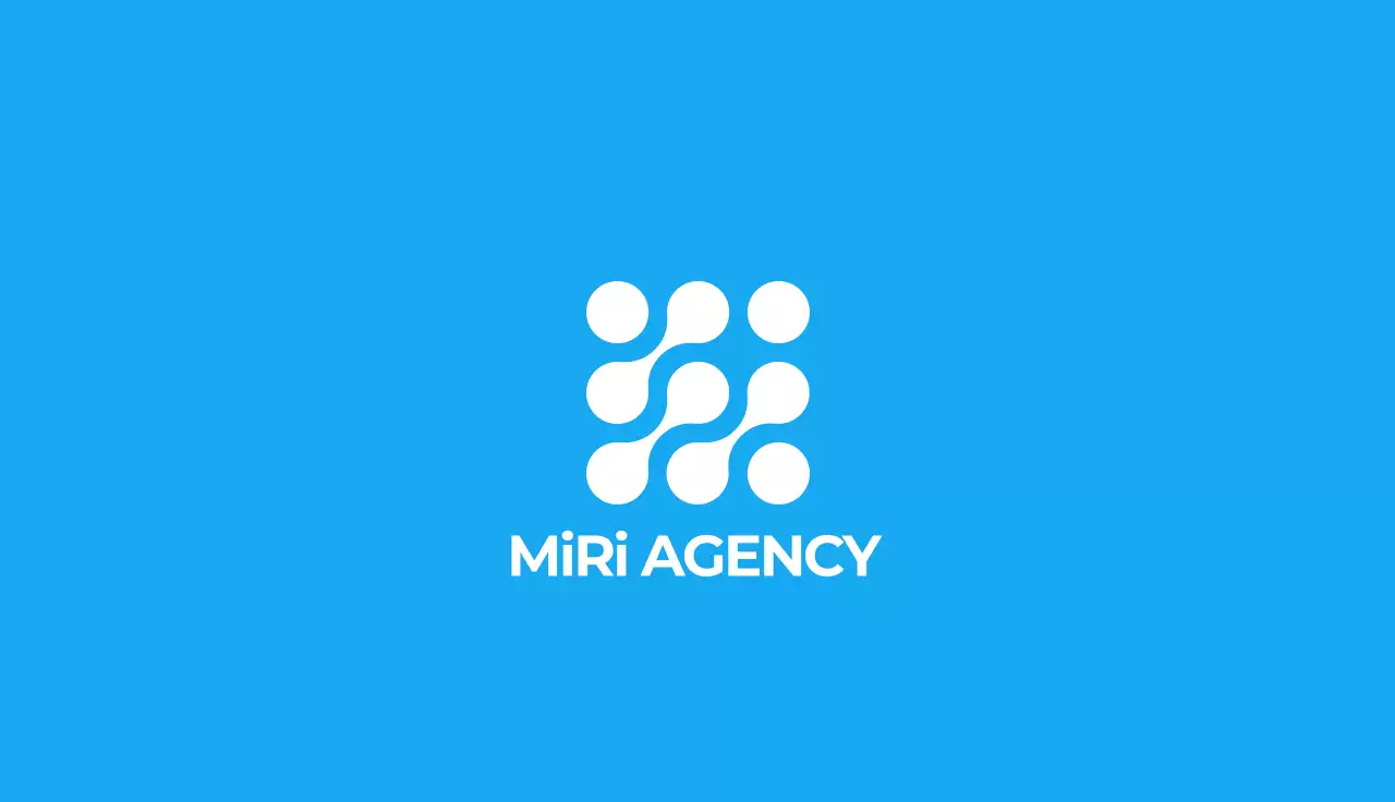 하늘색 모던 로고 디자인