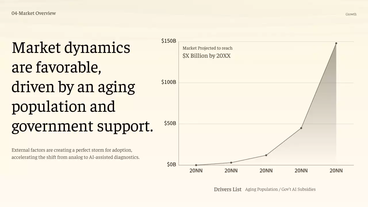 베이지 미니멀 AI 기술 프레젠테이션