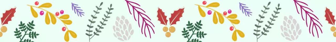 연두 자연 크리스마스 패턴 문구