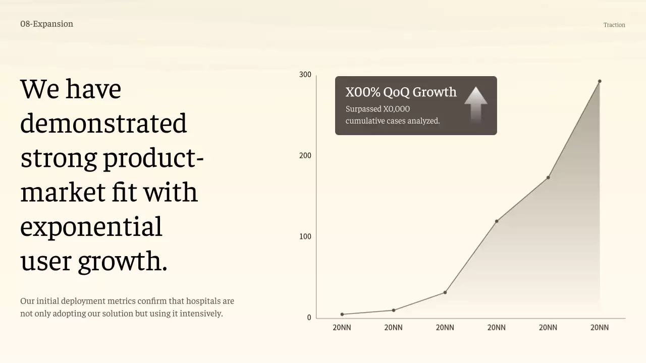 베이지 미니멀 AI 기술 프레젠테이션