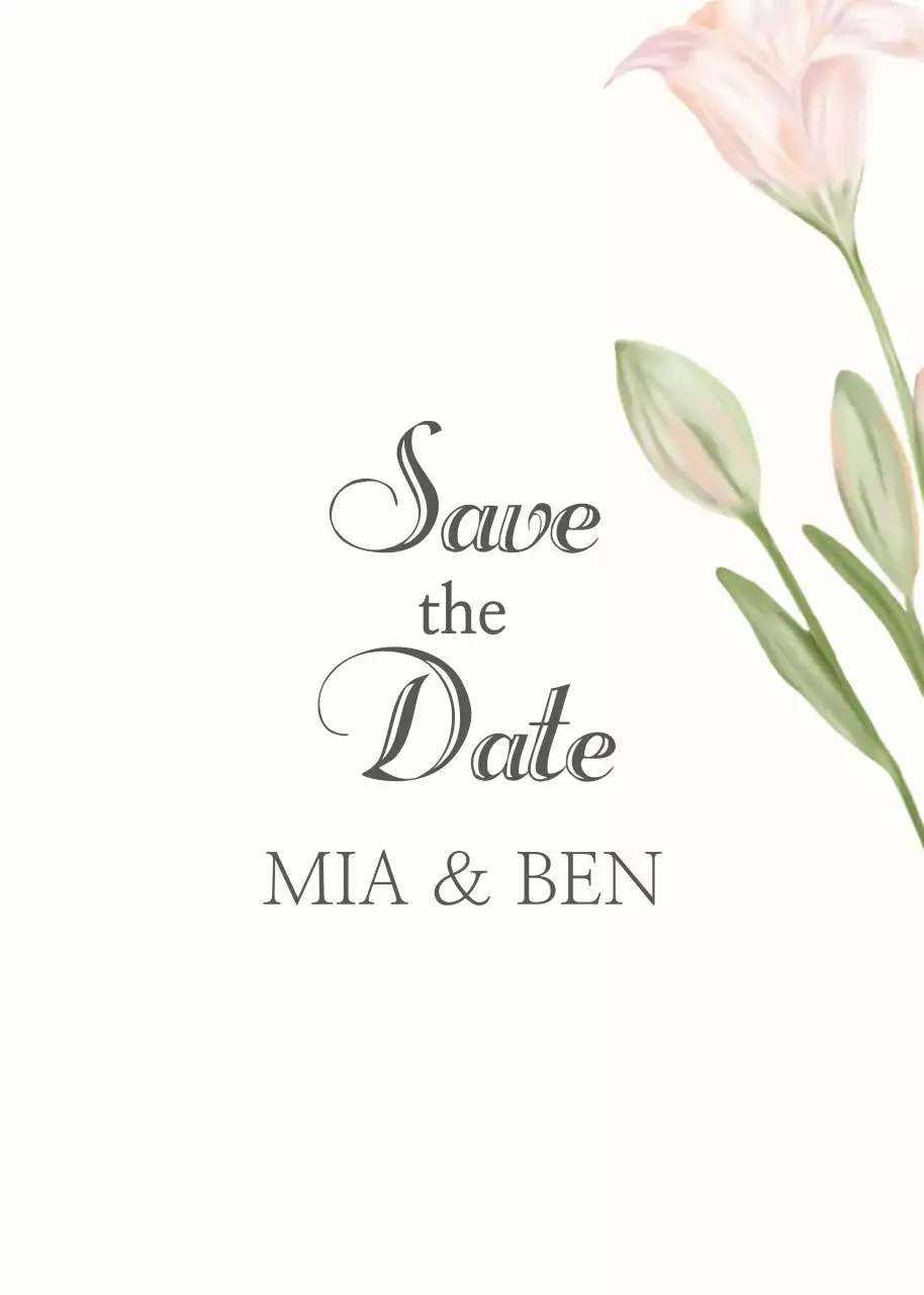 Whitw Pink Lily Flowers Frames