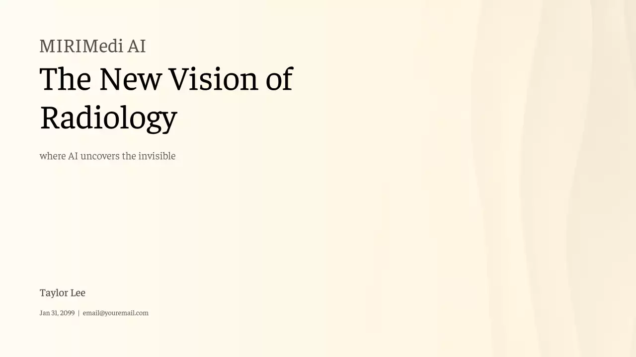 Presentasi Teknologi AI Minimalis Warna Krem