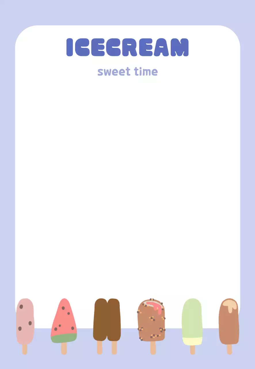 연보라 아기자기한 디저트 노트