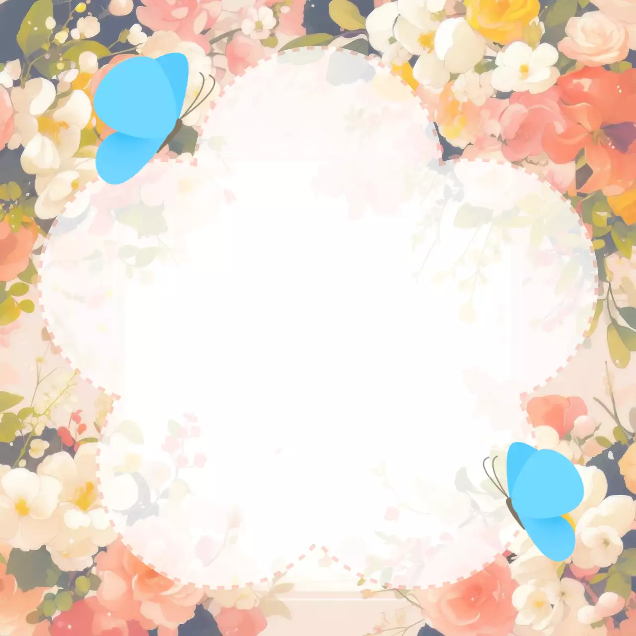 연보라 아기자기한 엽서