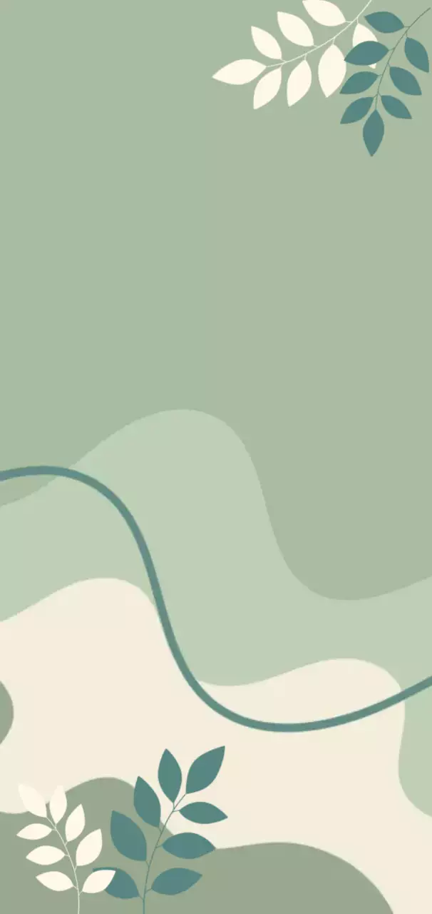 자연 속 녹색 잎 포트폴리오