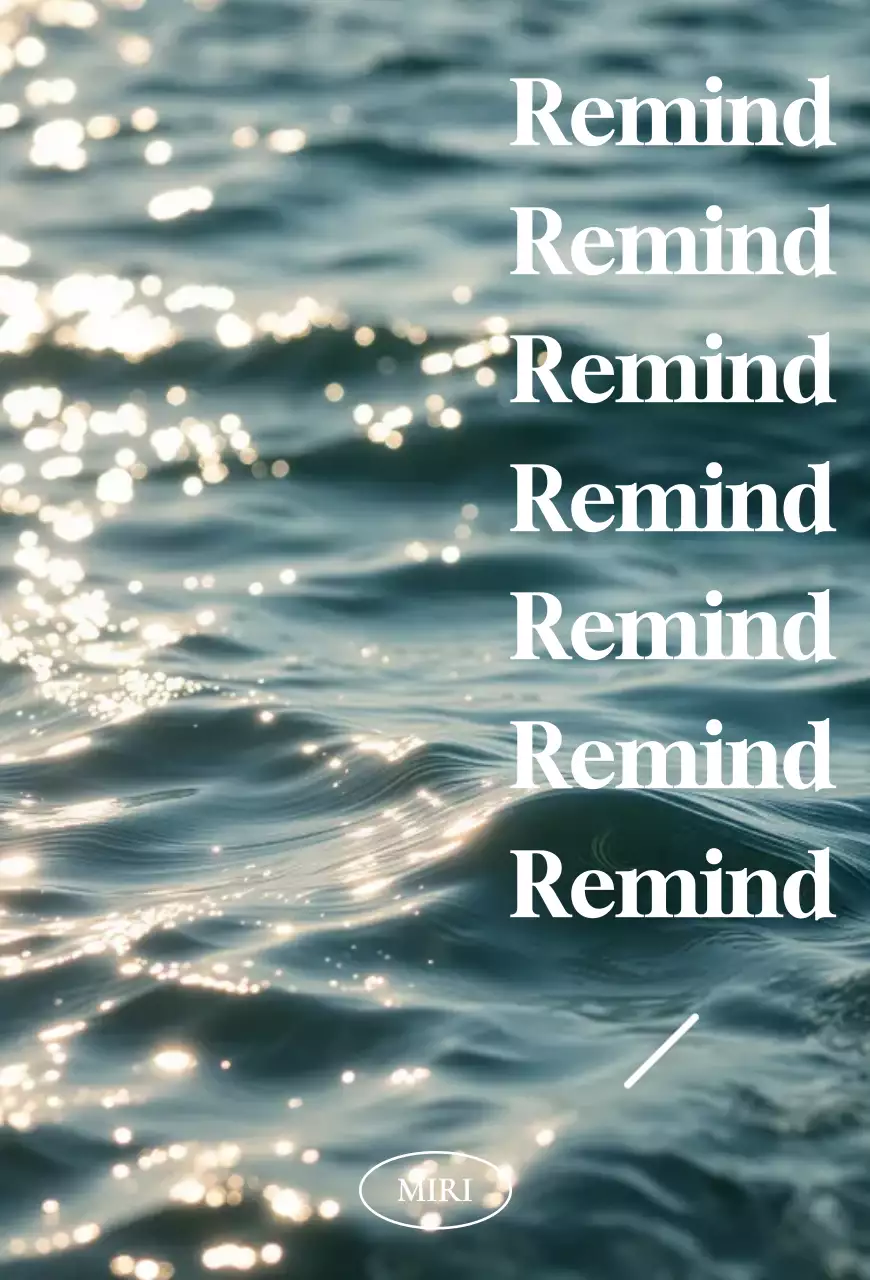 하늘색 미니멀 바다 굿즈