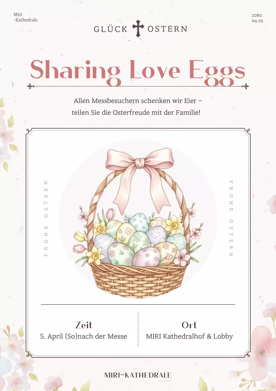 Pink Neat Ostereier-Verlosung