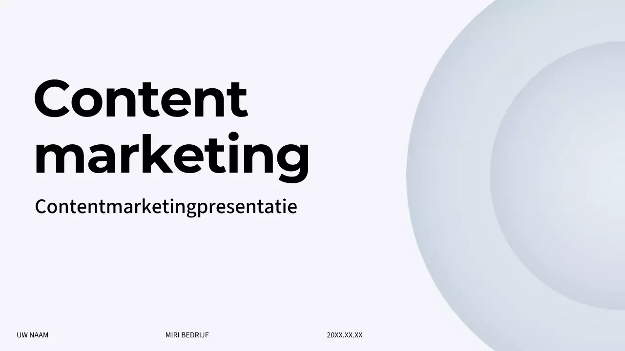 Grijze moderne marketingpresentatie