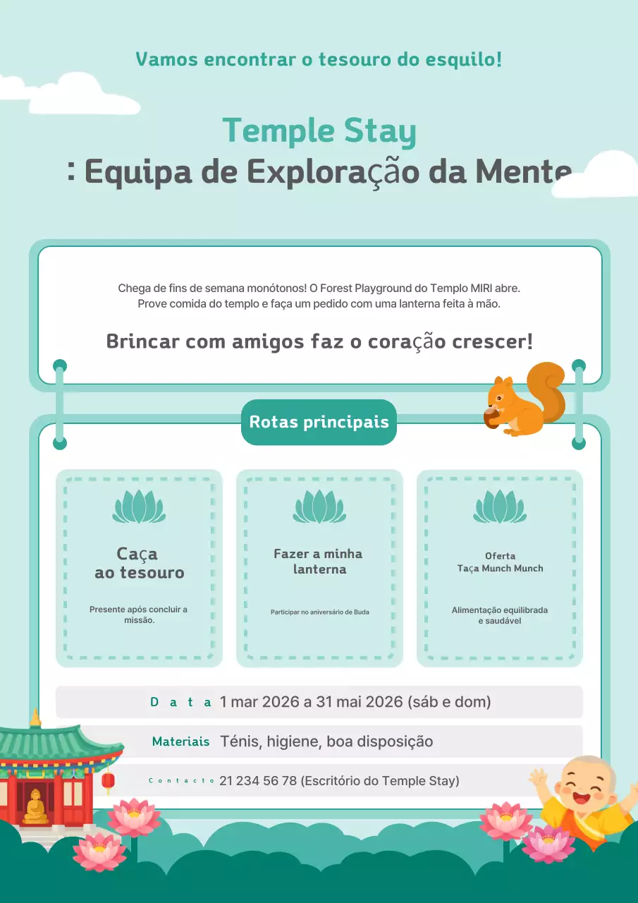 Guia para a Equipe de Exploração Mental da Floresta Limpa da Hortelã