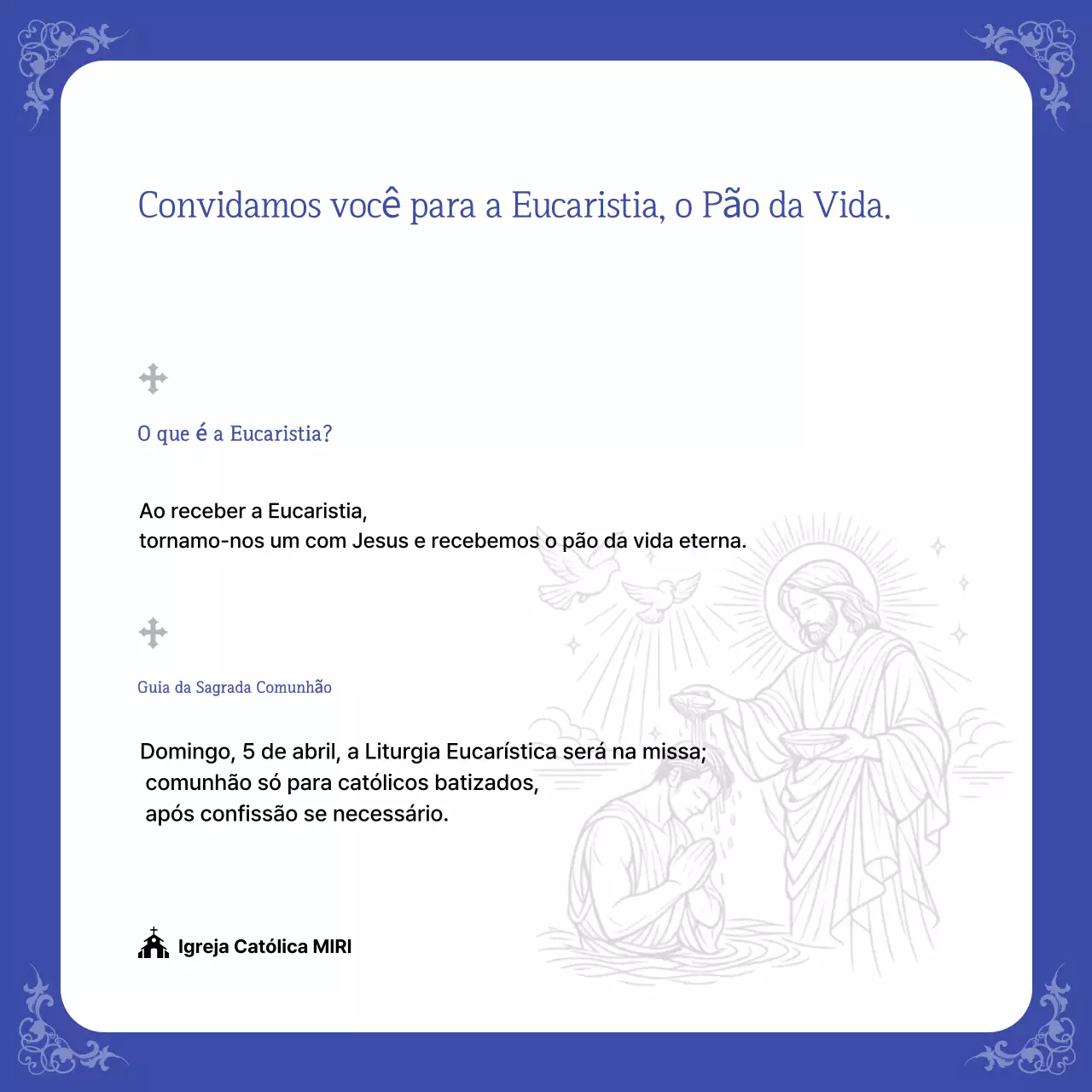 Guia Clássico Azul da Eucaristia