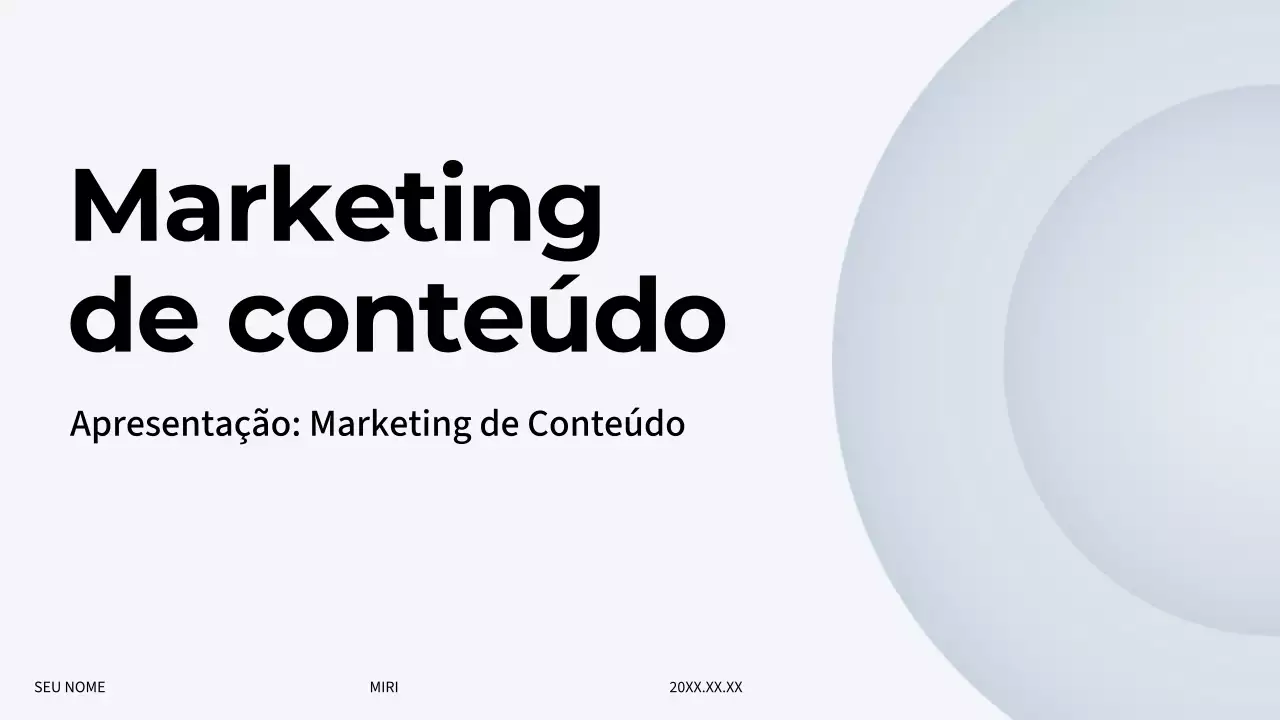 Apresentação de Marketing Moderna em Tons de Cinza