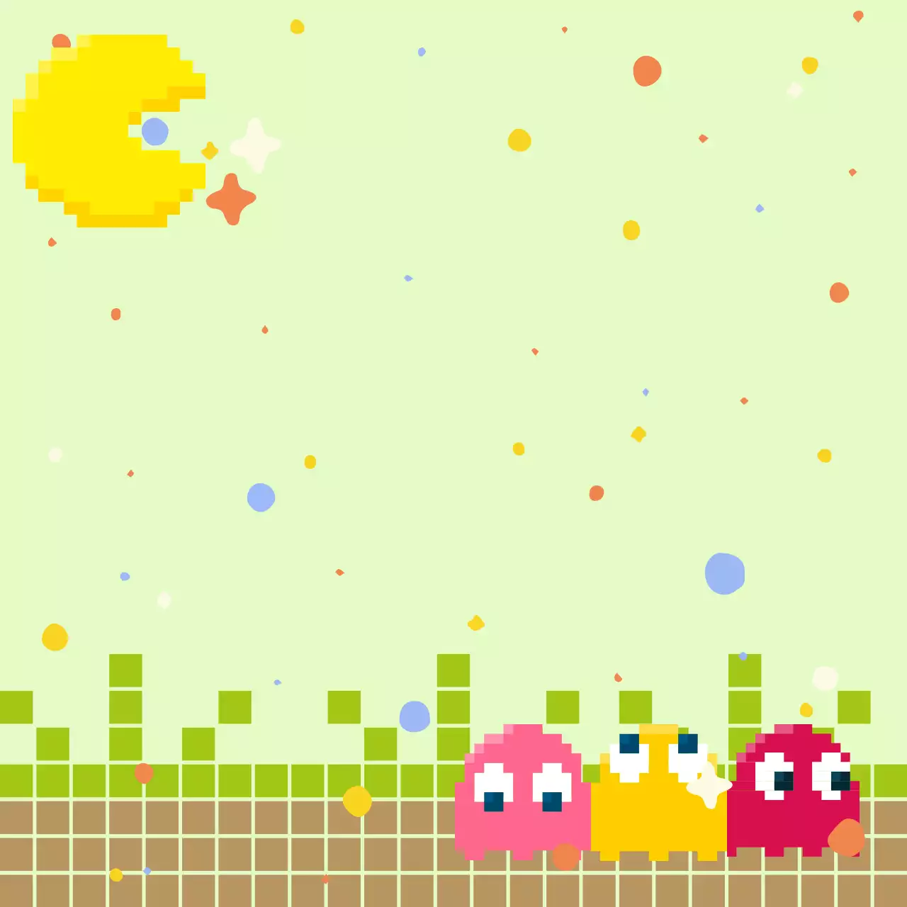 연두 레트로 게임 패러디