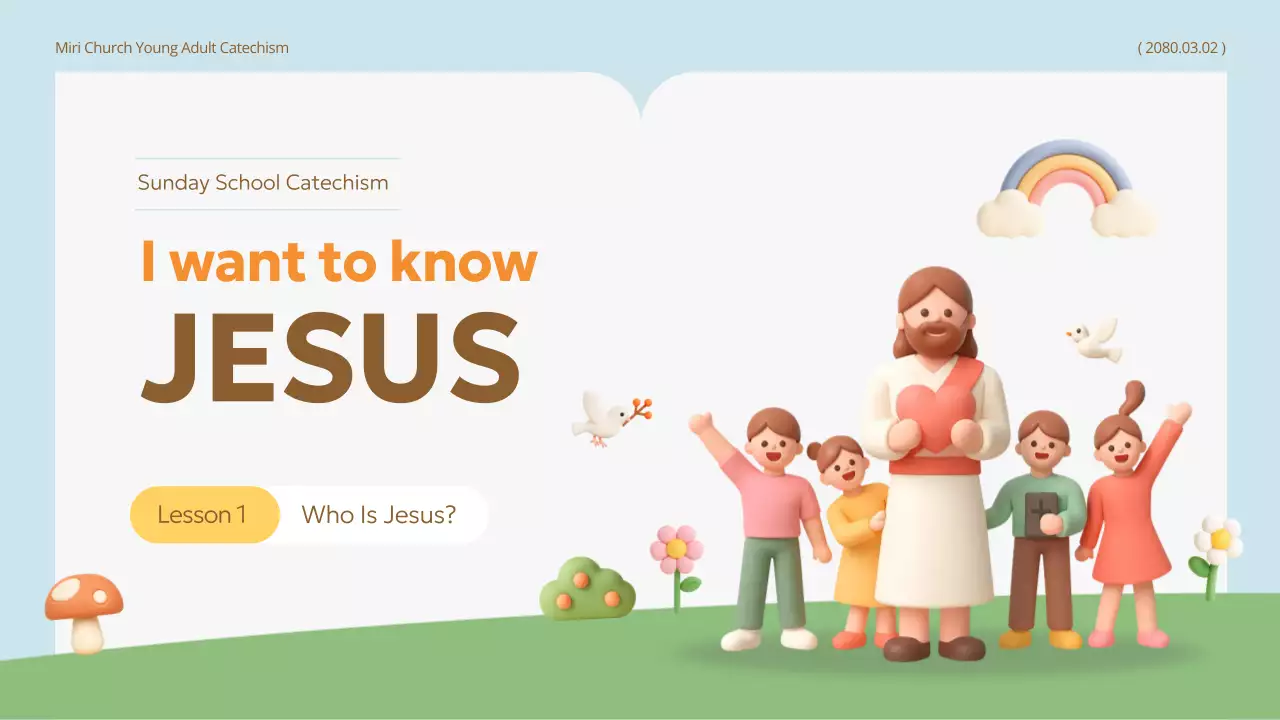 panduan agama sederhana berwarna oranye