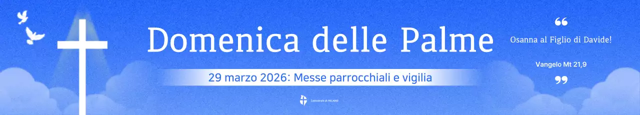 Guida alla domenica della passione semplice blu cielo