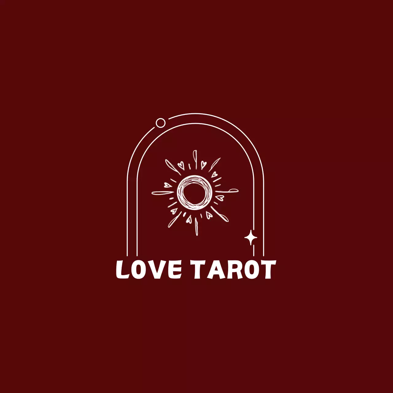 갈색 미니멀 타로카드 홍보