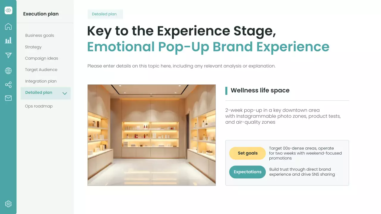 청록색 현대 마케팅 프레젠테이션