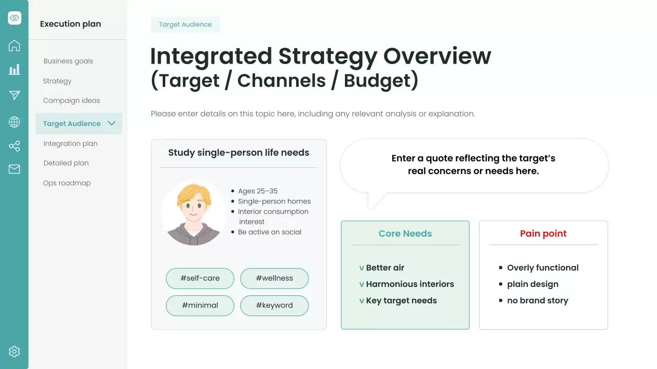 청록색 현대 마케팅 프레젠테이션