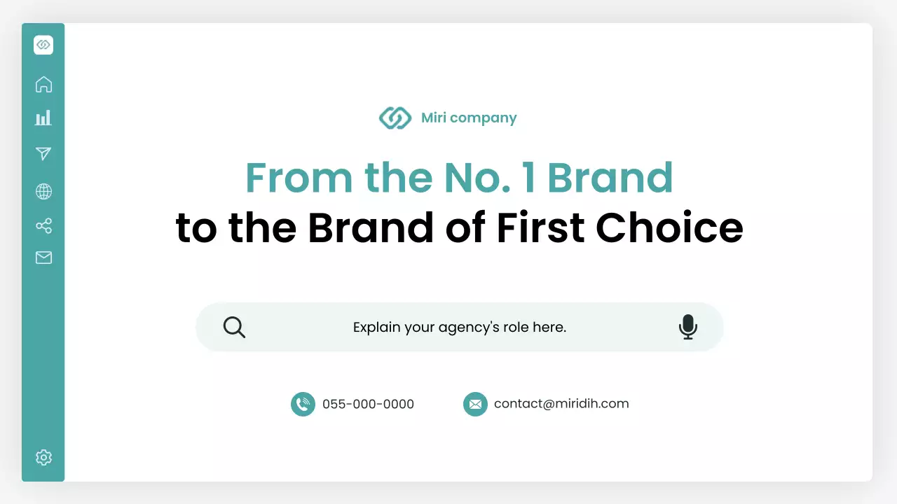 청록색 현대 마케팅 프레젠테이션