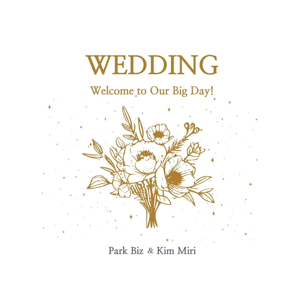 흰색 고급 결혼 기념