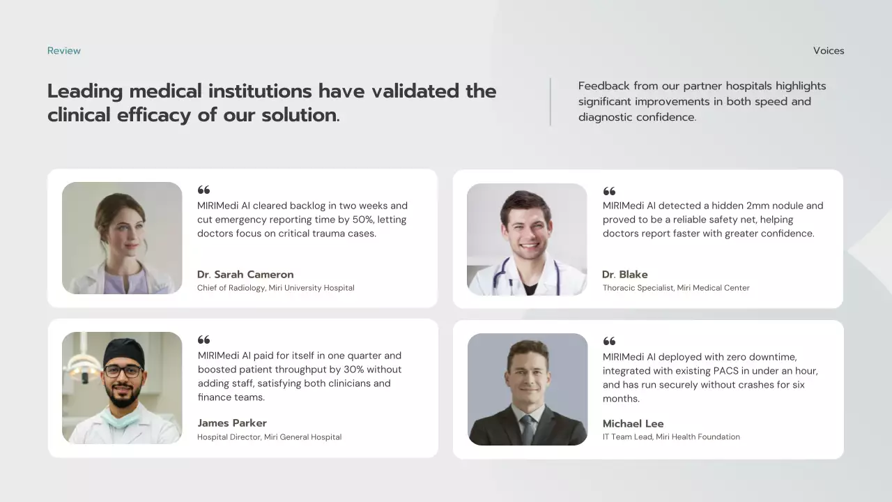 블루 미니멀리스트 제품 소개 프레젠테이션