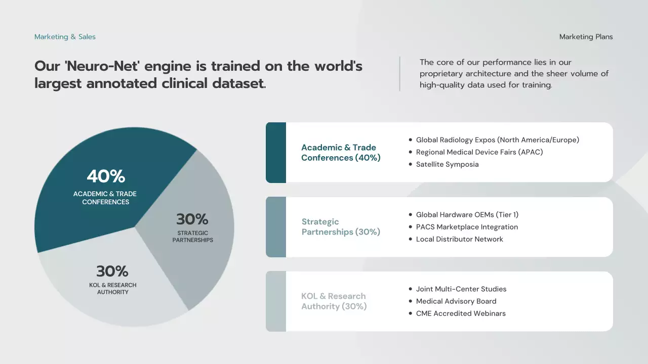 블루 미니멀리스트 제품 소개 프레젠테이션