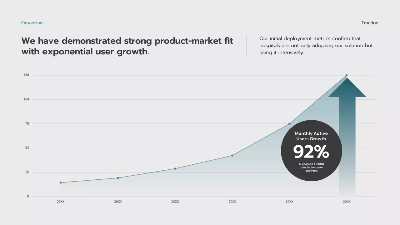 블루 미니멀리스트 제품 소개 프레젠테이션