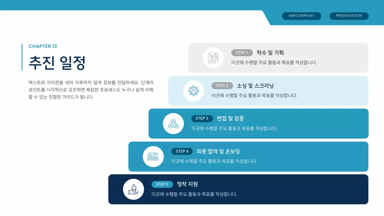 파랑 모던 아웃소싱 제안서