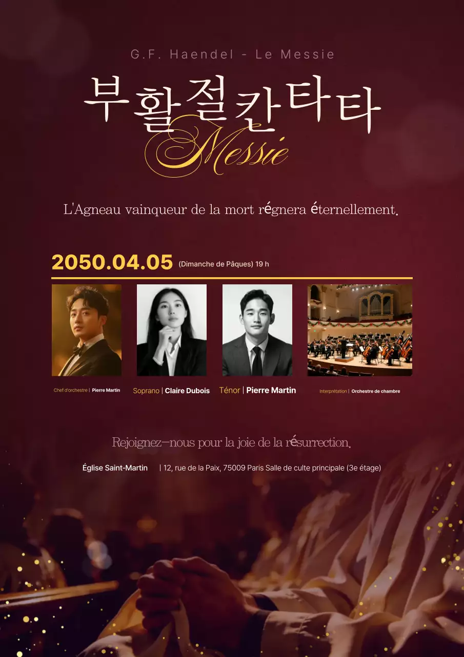 Guide des événements de luxe de la cantate de Pâques en Bourgogne