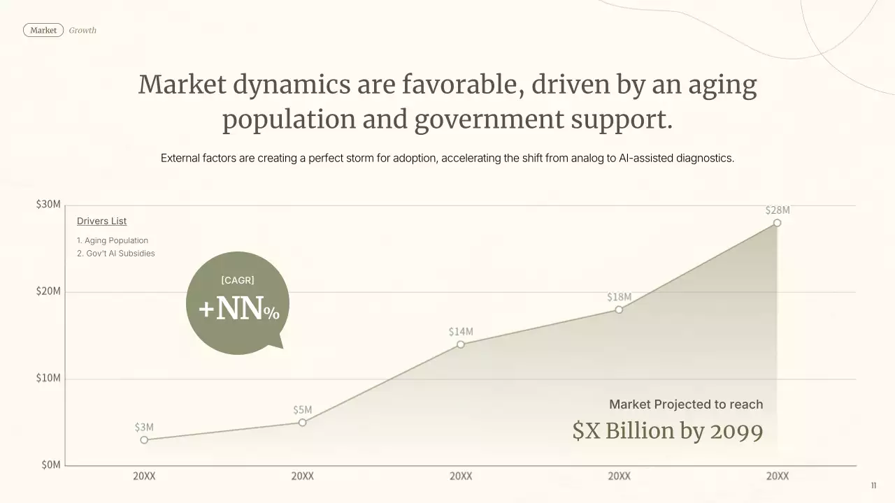 베이지 미니멀 AI 제품 소개 프레젠테이션