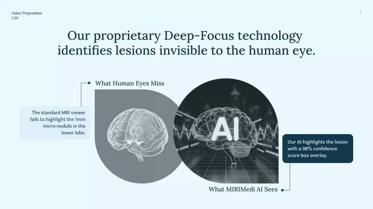 블루 미니멀 방사선학 프레젠테이션