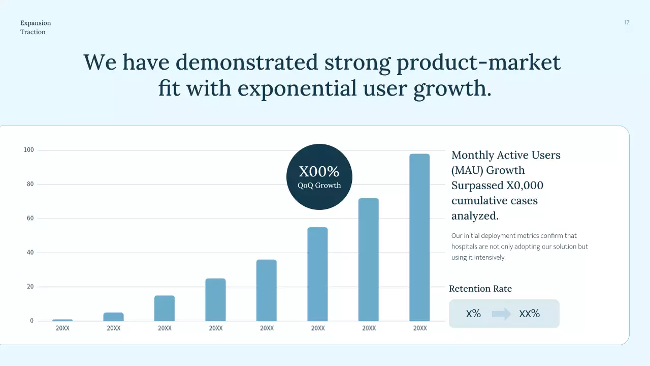 블루 미니멀 방사선학 프레젠테이션