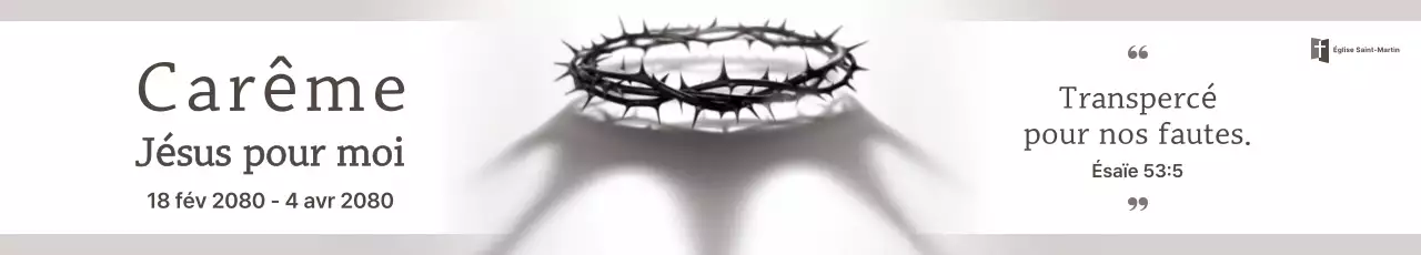 Guide simple blanc pour le Carême