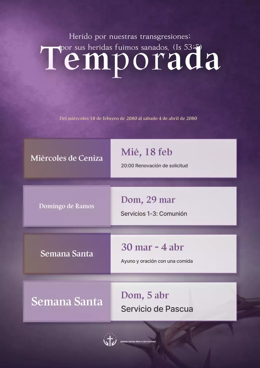 Guía de Cuaresma Limpia de Bora