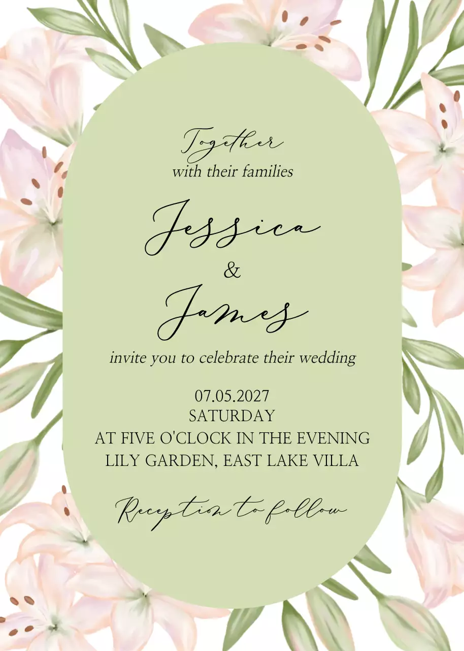 White Pink Aesthetic Lily Flowers