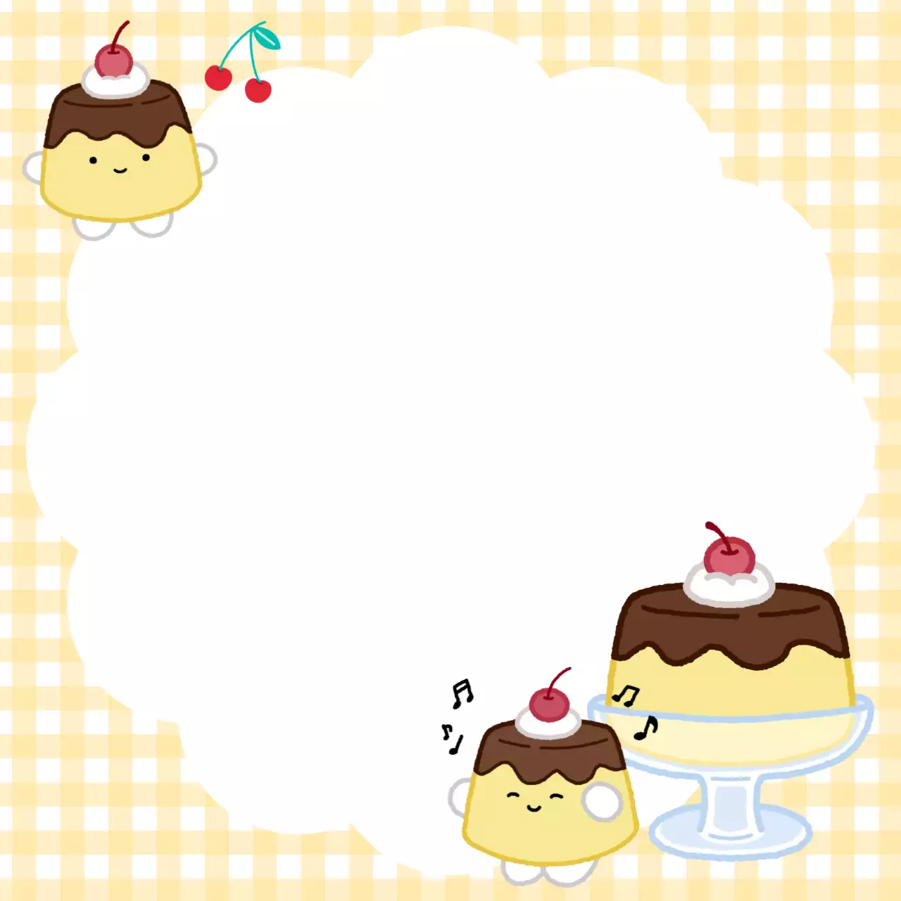 노랑 아기자기한 디저트 노트