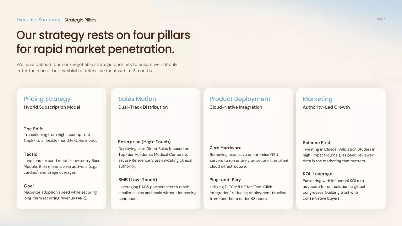 베이지색 모던 AI 제품 프레젠테이션