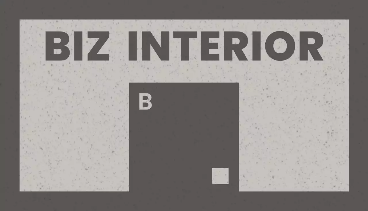 회색 심플 인테리어 로고