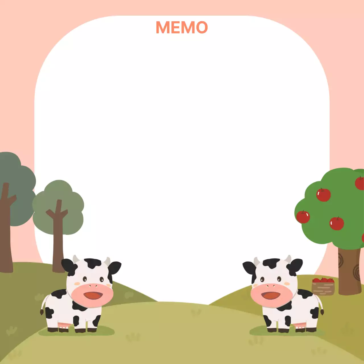 핑크 귀여운 동물 포토프레임