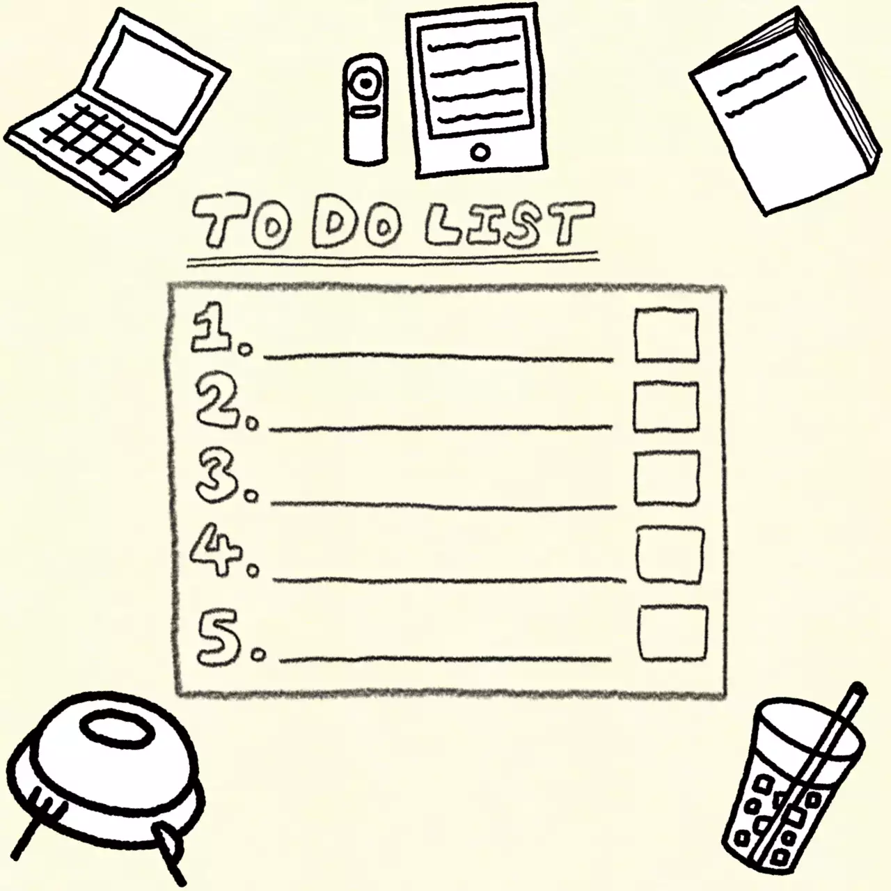 베이지 심플 다이어리 메모지