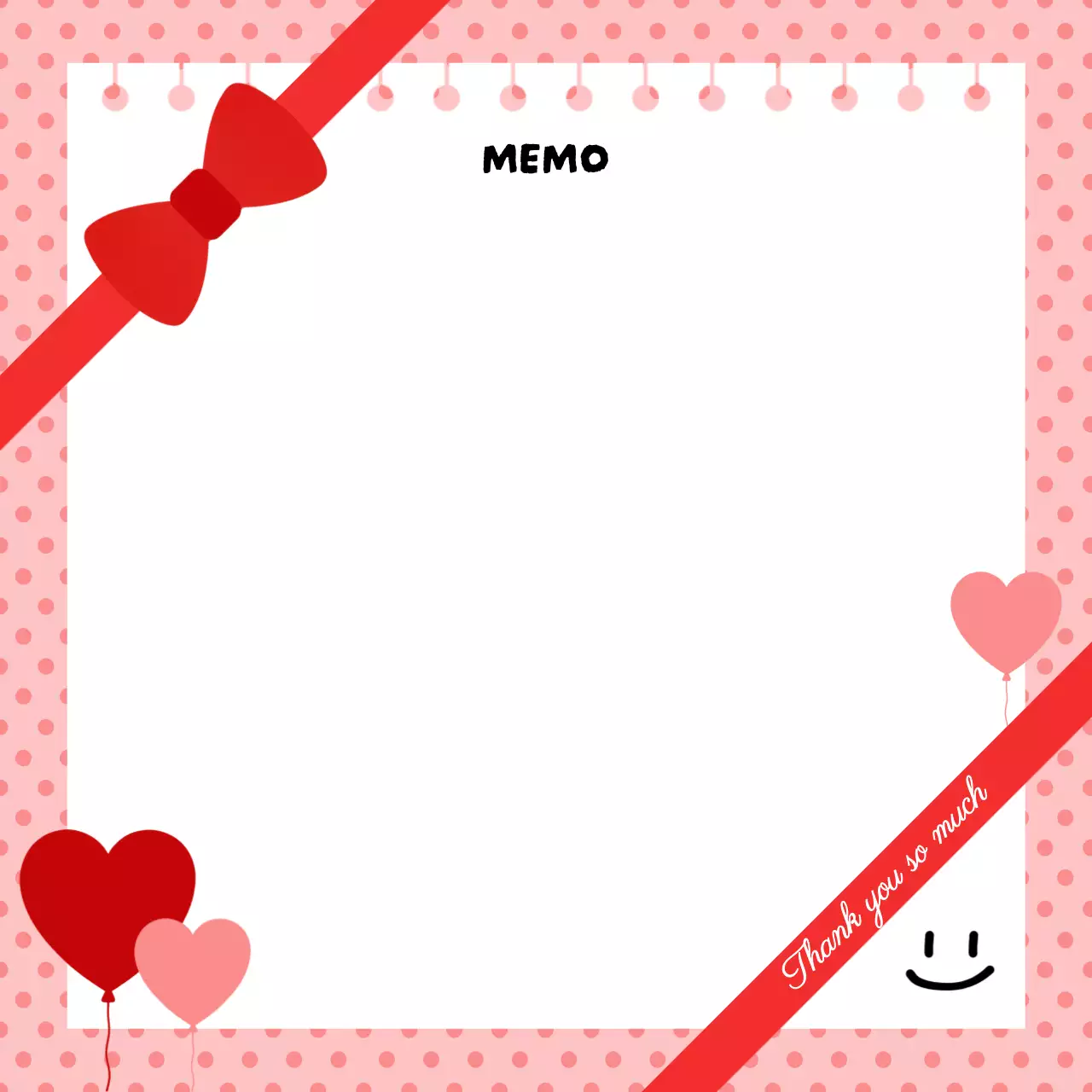 핑크 아기자기한 러블리 문구