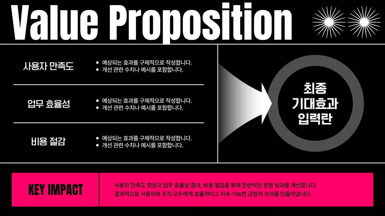핫핑크 모던 아이디어 피칭 홍보