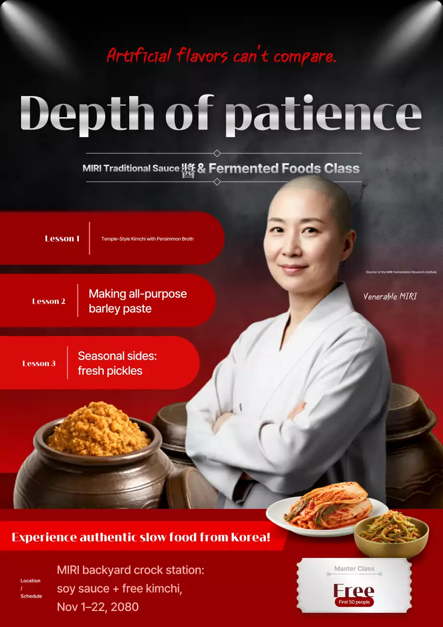 Promosi Kelas Makanan Fermentasi Modern Kulit Hitam