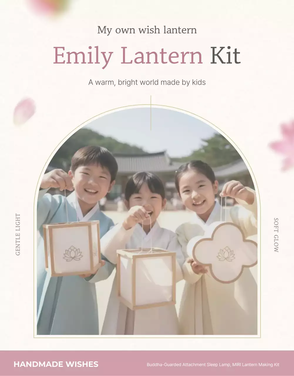 Promosi Kit Pembuatan Lampion Harapan Tradisional Pink Baby
