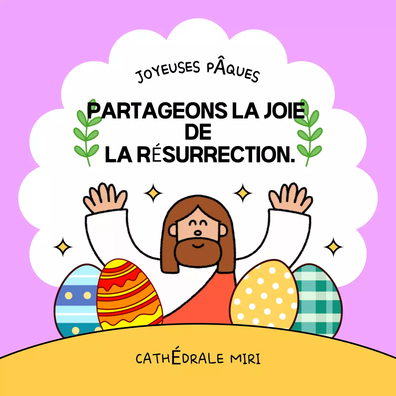 Une adorable et charmante fête de Pâques