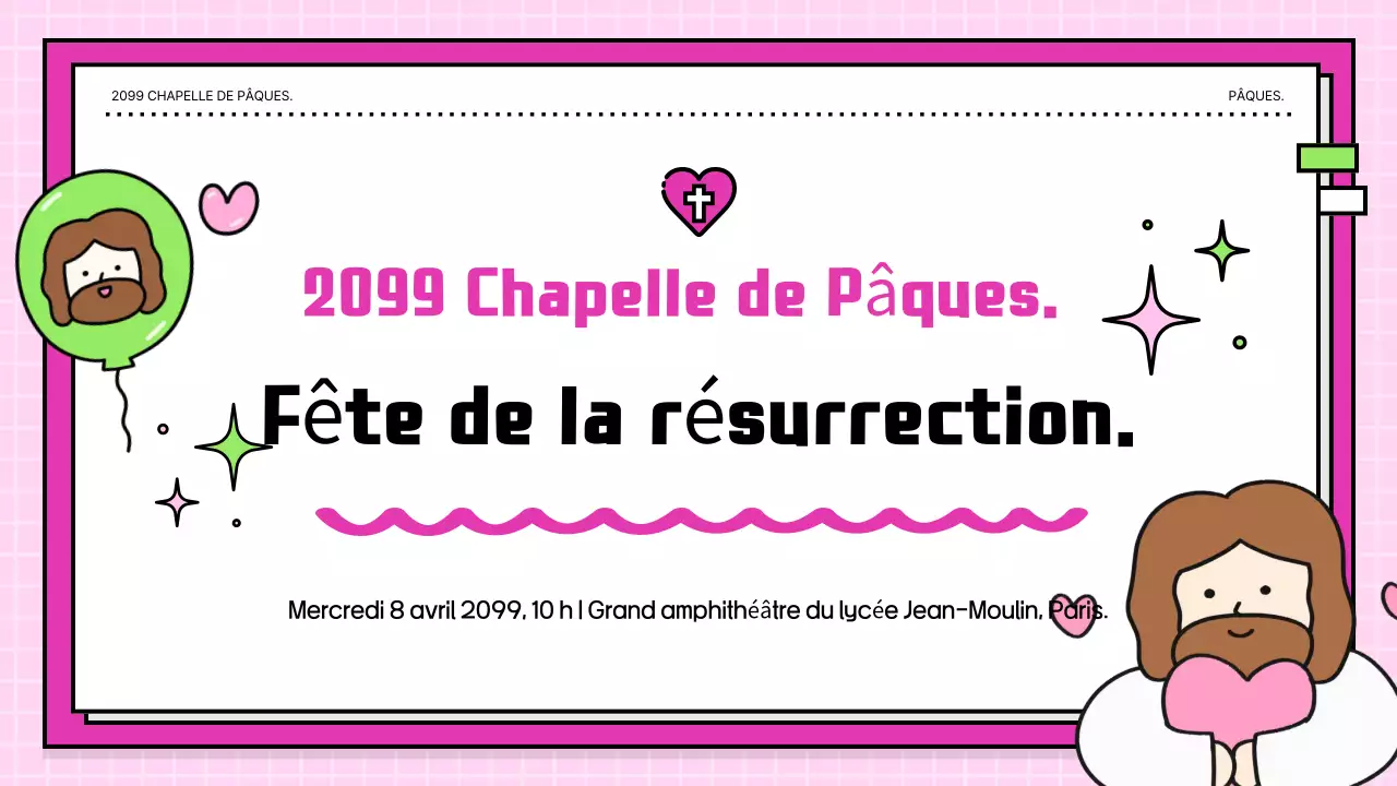 Guide du service de Thanksgiving de la Résurrection du bébé rose