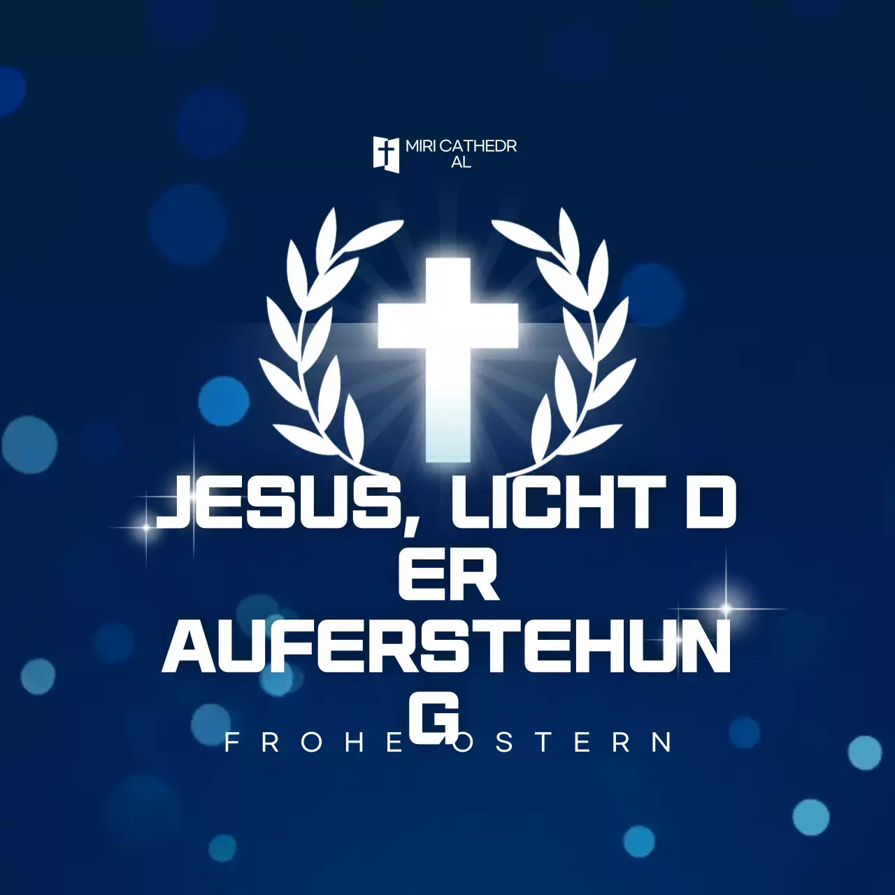 Marineblaue, saubere Osterfeier