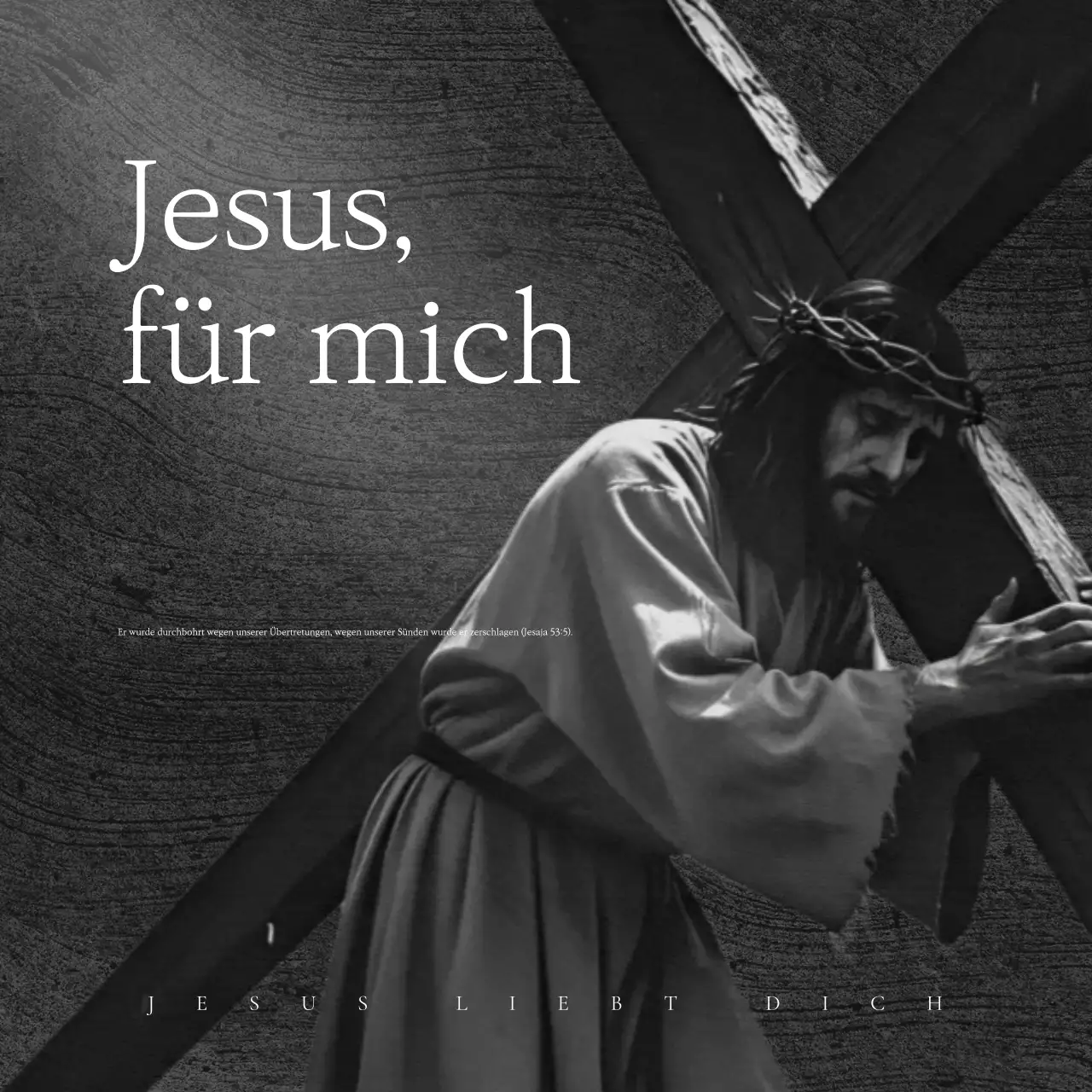 Eine einfache Anleitung zum christlichen Glauben in Schwarz und Weiß
