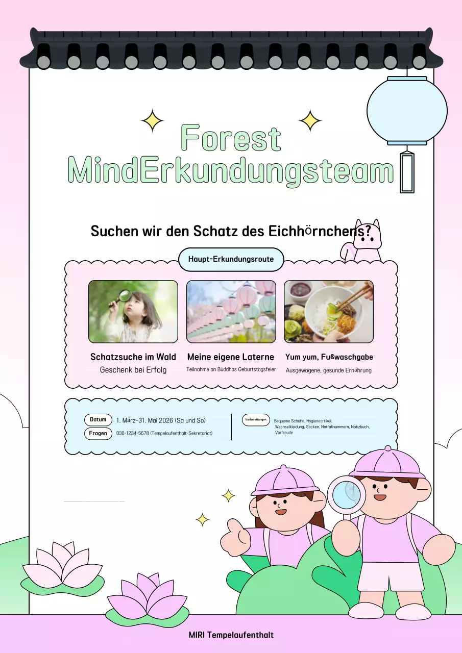 Leitfaden für das Yeonbora Simple Forest Mind Exploration Team