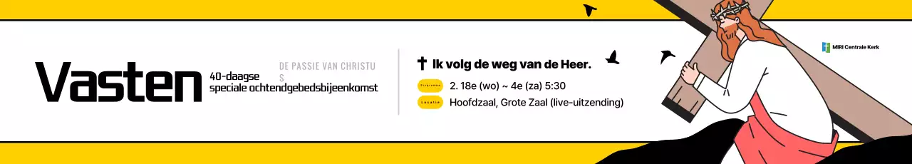 Geel Reinigingsprogramma tijdens de vastentijd