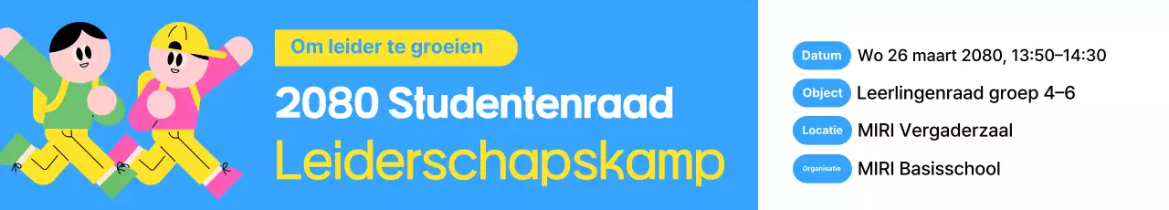 Blue Simple Student Autonomy Recruitment